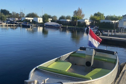 Verhuur Motorboot Alu bouw Van Santbergensloep Nederhorst Den Berg