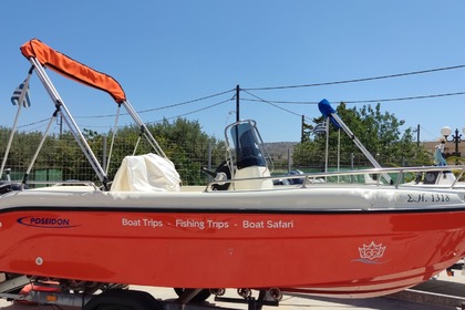 Hire Boat without licence  Poseidon Blu Water 170cc Kato Gouves