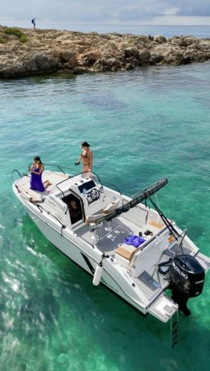 Motorboat Beneteau Flyer 7 Planimetria della barca