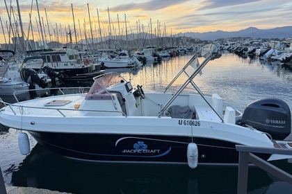Alquiler Lancha Pacific Craft 630 sun cruiser North Shore Ajaccio