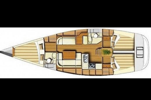Sailboat Dufour Dufour 40 Performance Boat design plan