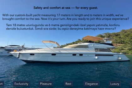 Hire Motorboat Squadron Fairline Göcek