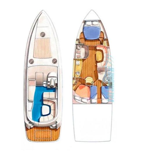 Motorboat INNOVAZIONE E PROGETTI MIRA 43 boat plan