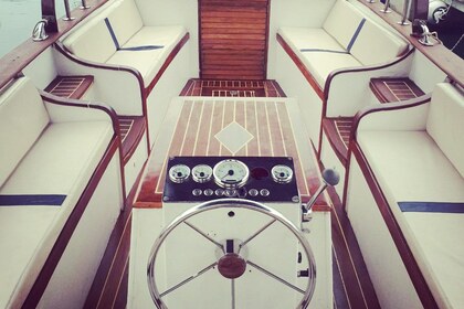 Rental Motorboat Traditional Wooden Boat Riva Budva