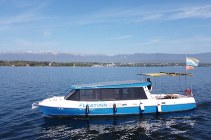 Charter Houseboat Grove Boat Aquabus électro-Solaire Geneva