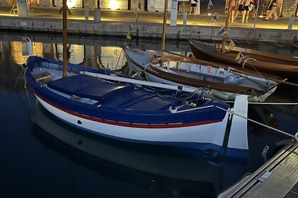 Location Bateau à moteur Charpentier Rémi Fennebresque Pointu avec voile latine Saint-Laurent-du-Var
