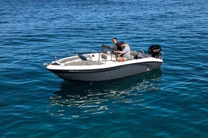 Rental Boat without license  KAREL OPEN Skiathos Port