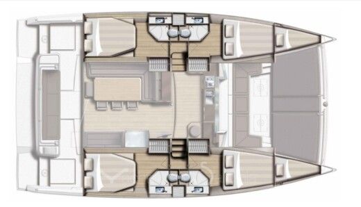 Catamaran Bali - Catana Bali 4.3 Boat design plan