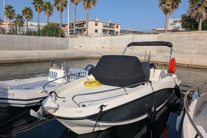 Alquiler Lancha Quicksilver Sundeck 605 cruiser Six-Fours-les-Plages