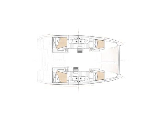 Catamaran Beneteau Excess 12 Plan du bateau