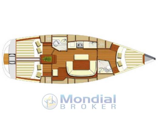 Sailboat Dufour Dufour 385 gl boat plan