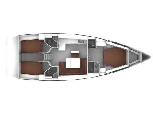 Sailboat BAVARIA Bavaria Cruiser 46 OW. boat plan