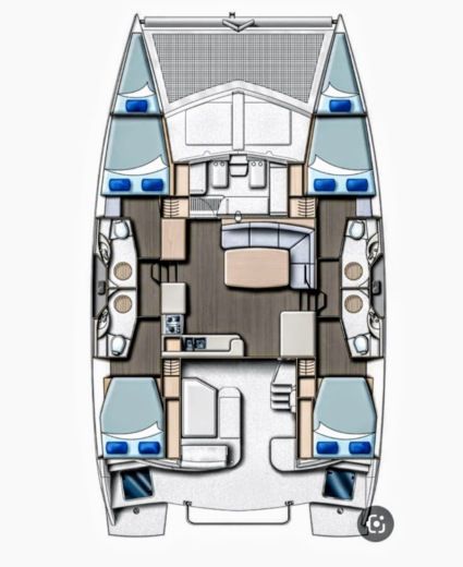 Catamaran Robertson & Caine Leopard 44 Boat design plan