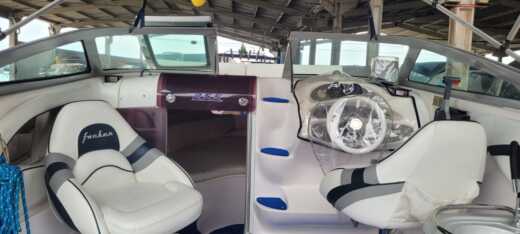 Motorboat Focker 255 Potência 225 Plano del barco
