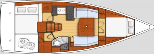 Sailboat Beneteau Oceanis 38.1 Boat design plan