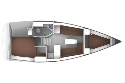 Sailboat BAVARIA 33 C boat plan