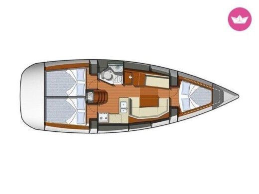 Sailboat Jeanneau Sun Odyssey 36i boat plan