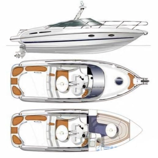 Motorboat Cranchi Csl 28 boat plan
