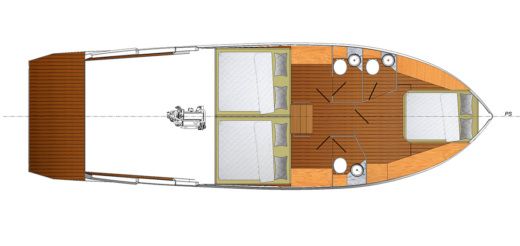 Houseboat Cobra Maestro 42 Boat design plan