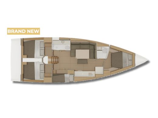 Sailboat Dufour Dufour 430 Grand Large Boat layout
