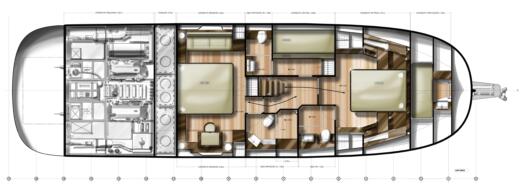 Motorboat SASGA (Menorquín) Sasga 42 Fly Plan du bateau