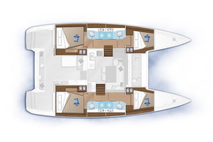 Hire Catamaran Lagoon Lagoon 40 Lefkada