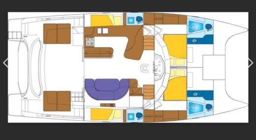 Catamaran Jeantot Marine TRANSCAT 48 Plano del barco