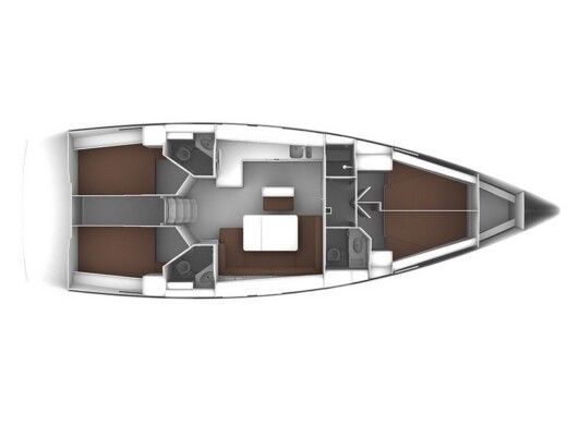 Sailboat Bavaria Cruiser 46 Plan du bateau