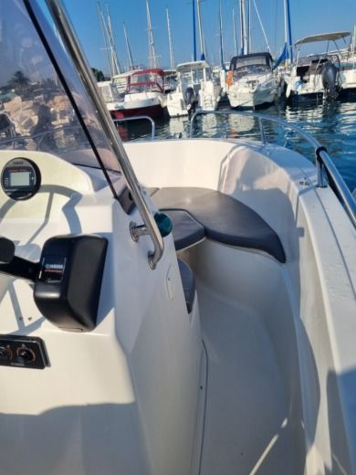 Motorboat Pacific Craft Open Planta da embarcação