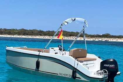 Hire Motorboat SILVER YACHT 555 Formentera