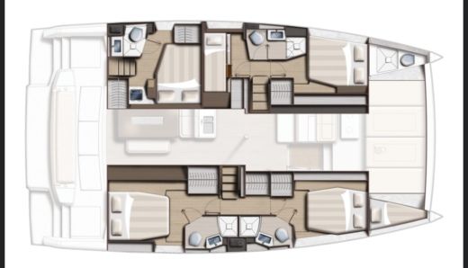 Catamaran Bali - Catana BALI 4.6 Boat design plan