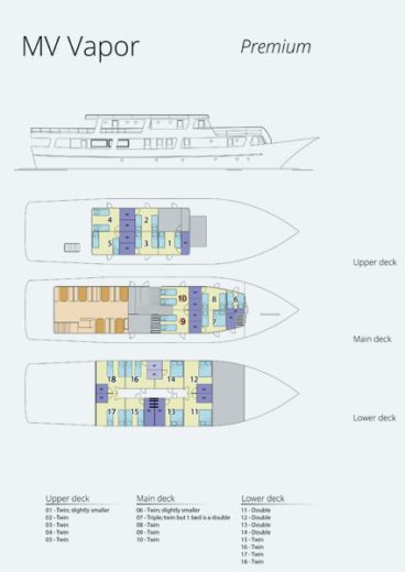 Sail Yacht Mini Cruise Vapor Boat layout