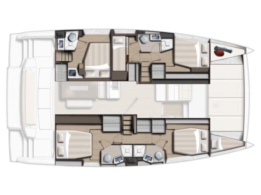Catamaran Bali - Catana Bali 4.6 Boat design plan