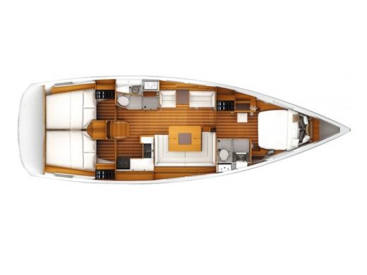 Sailboat JEANNEAU SUN ODYSSEY 439 boat plan