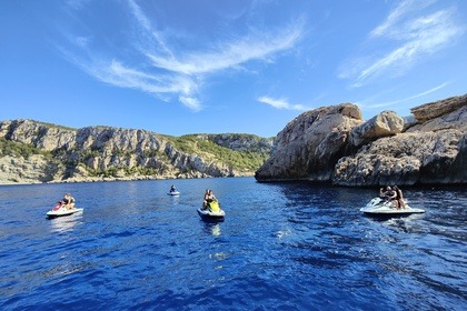 Miete Jet-Ski Yamaha VX - Excursión en moto de agua a Portitxol Sant Antoni de Portmany