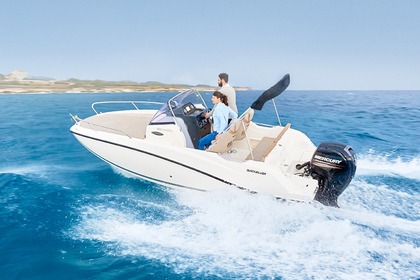 Alquiler Lancha Quicksilver Activ 605 Sundeck Golfe Juan