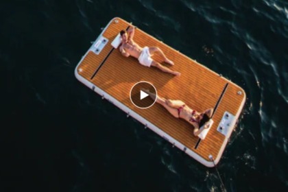 Charter Boat without licence  Ponton Privé 3m x 2m Sévrier