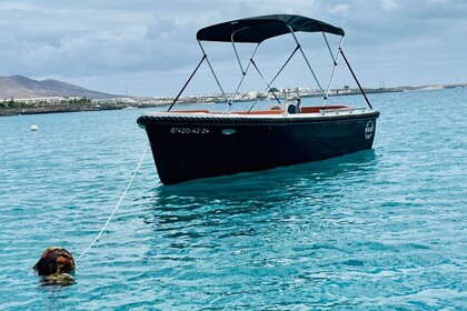 Charter Boat without licence  Silver yacth 495 Lanzarote
