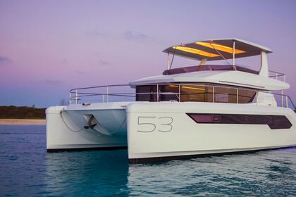 Rental Catamaran Leopard 53 Powercat Antibes