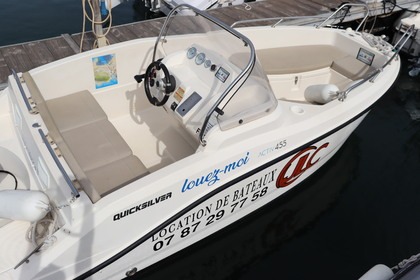 Alquiler Barco sin licencia  QUICKSILVER ACTIVE 455 OPEN Sète