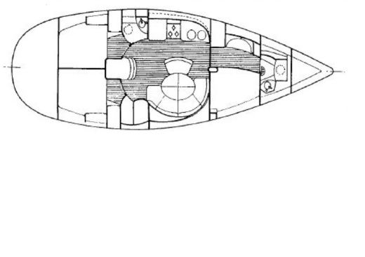 Sailboat Beneteau FIRST 42S7 Boat layout