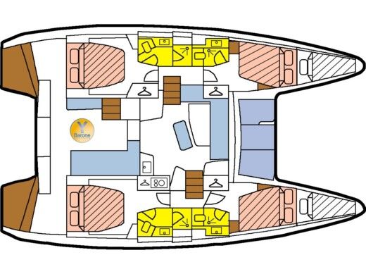 Catamaran Lagoon Lagoon 42 Boat design plan