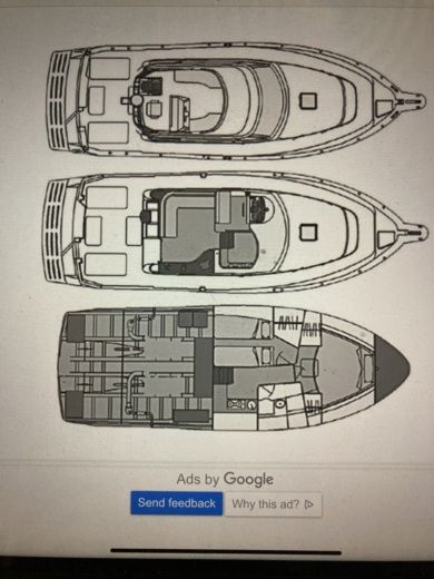 Motorboat Rodman 1250 Planimetria della barca