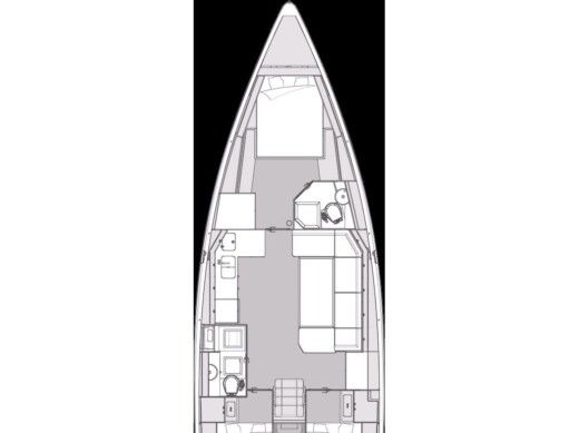 Sailboat  Elan Impression 43 Boat design plan