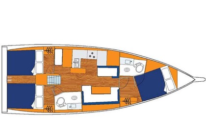Miete Segelboot  Sunsail 410 Lefkada