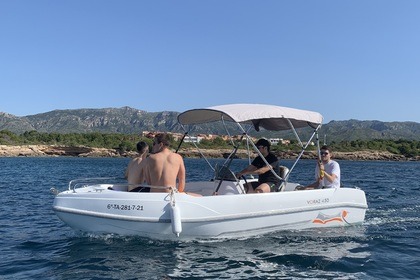 Location Bateau sans permis  voraz 450 open L'Ametlla de Mar