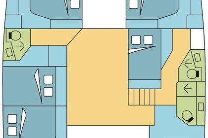 Miete Katamaran FOUNTAINE PAJOT SABA 50 Sankt George's