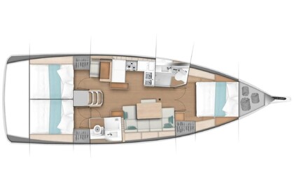 Hire Sailboat  Sun Odyssey 440 Grimaud