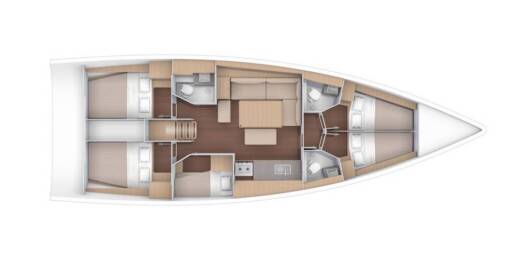 Sailboat Dufour 470 Boat design plan