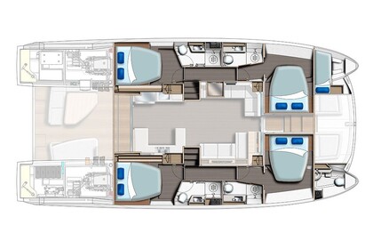 Rental Sailboat  Leopard 53 PC Cogolin